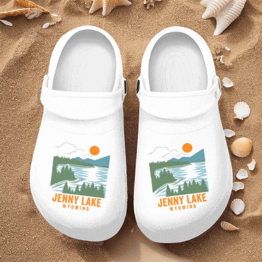 Jenny Lake Wyoming Nurse Clogs