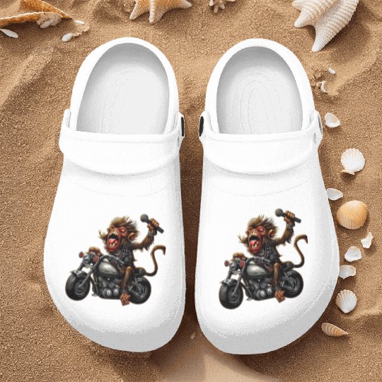 zombie Raider Monkey Nurse Clogs