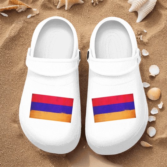 Armenia Flag Armenian Nurse Clogs