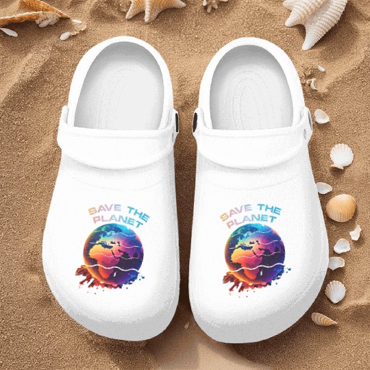 Save the Planet Nature Environment Earth Nurse Clogs