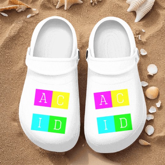 Acid house logo Nurse Clogs