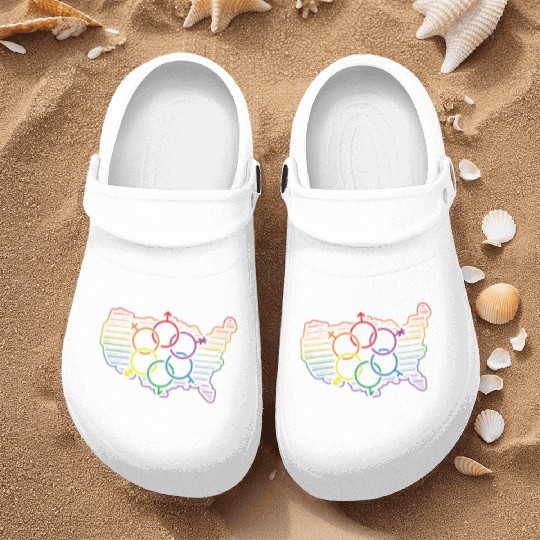 Jackson Pride Month Pride Flag LGBT Community LGBT Nurse Clogs