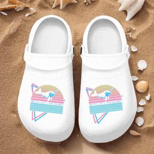 Narwhal Retro Nurse Clogs