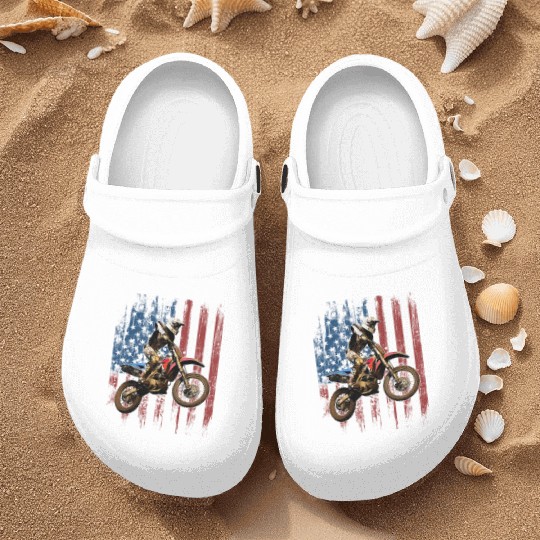 Dirt Bike Racing Motocross Racings Nurse Clogs