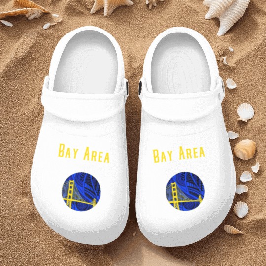 San Francisco Bay Area Bridge Polynesian Warrior T Nurse Clogs