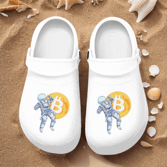 Bitcoin Coin-Crypto Astronaut Nurse Clogs