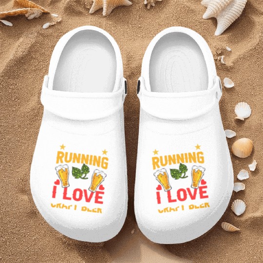 I Hate Running But I Love Craft Beer Nurse Clogs