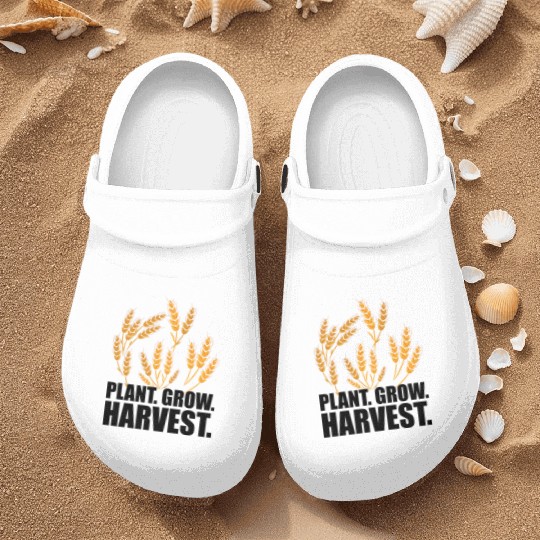 Wheat Farmer Plant Grow Harvest Nurse Clogs