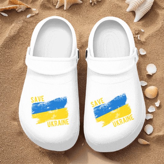 Save Ukraine Nurse Clogs