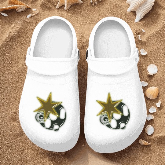 Yellow Star Nurse Clogs