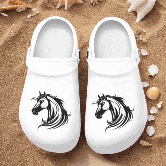 Horse Equine Pony Nurse Clogs