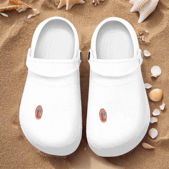 Our Lady Of Guadalupe Virgin Mary Nurse Clogs