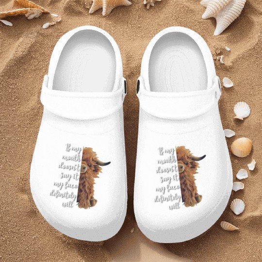 Scottish Highland Cow Nurse Clogs