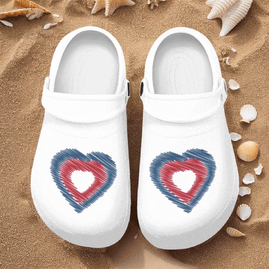 In my heart, America Nurse Clogs