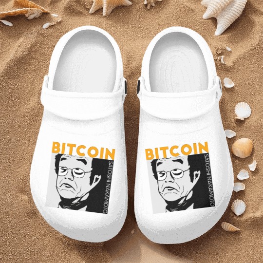 Bitcoin Coin-Satoshi Nakamoto Nurse Clogs
