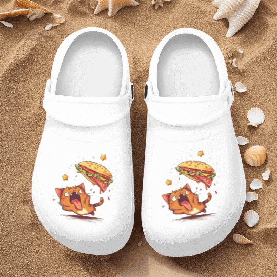 Cat and Taco A Perfectly Delicious Pair Nurse Clogs
