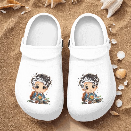 Back to School Pre-K Kindergarten Student Chibi Nurse Clogs