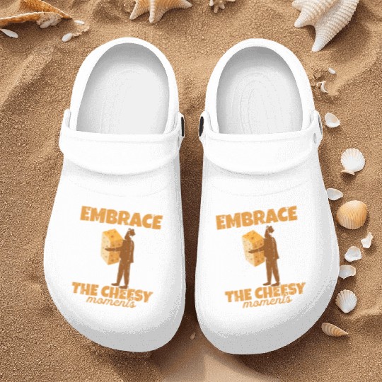 Embrace the cheesy moments - Cheese Nurse Clogs