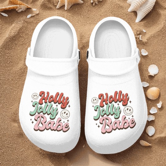 Holly Jolly Babe Nurse Clogs