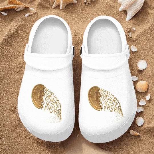 Crypto BITCOIN design 3 Nurse Clogs