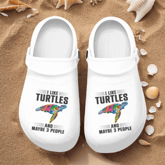 Sea Turtle Tortoise I Like Turtles Nurse Clogs