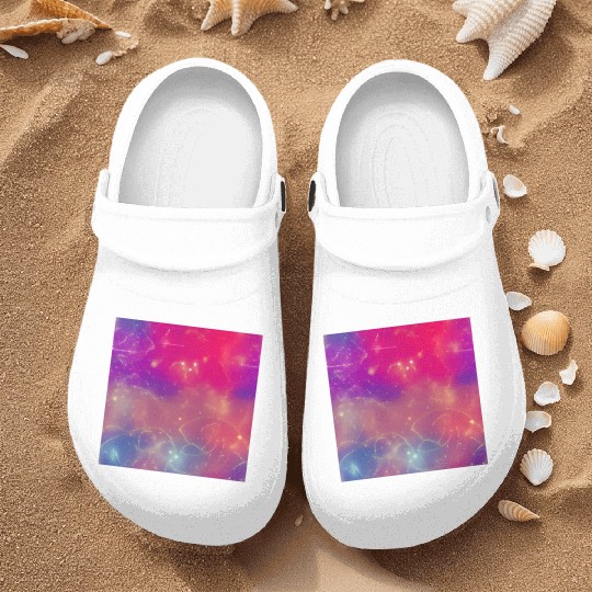 galaxy nebula draw abstract Nurse Clogs