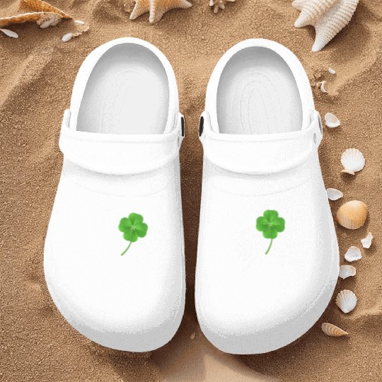 Shiny Saint Patrick s Day Shamrock Rhinestone Nurse Clogs