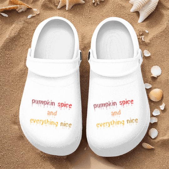 pumpkin spice and everything nice Nurse Clogs