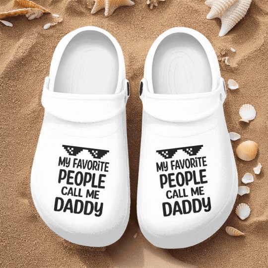 My Favorite People Call Me Daddy Nurse Clogs
