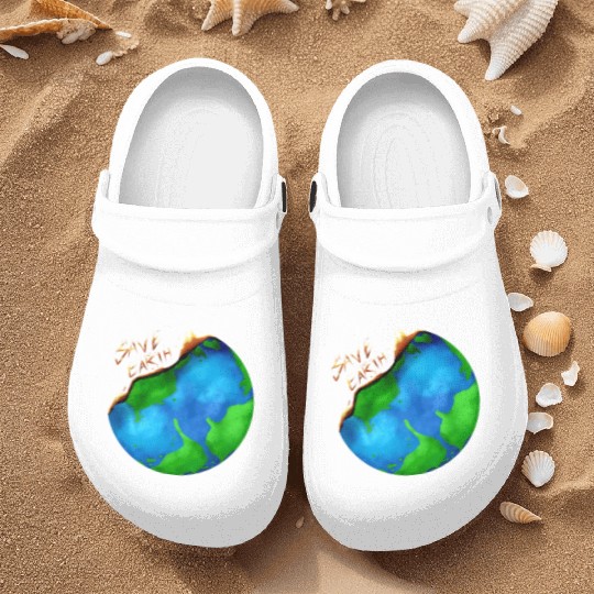 Burning Earth Globe Save Earth For Earth Day Nurse Clogs