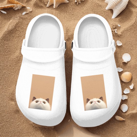 Cranky Whiskers - Adorable Grumpy Cat Nurse Clogs