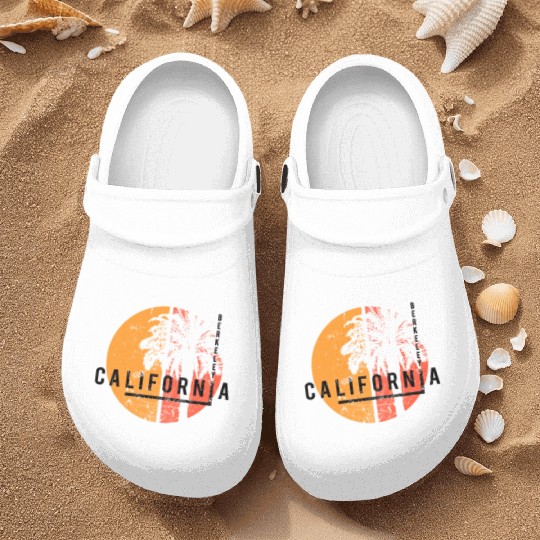 Berkeley California Cool Native Palm Tree Nurse Clogs
