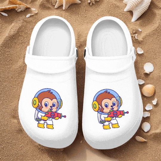 Monkey Galaxy Astronaut Nurse Clogs