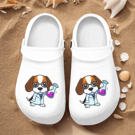 Beagle Puppy - Dexter Nurse Clogs