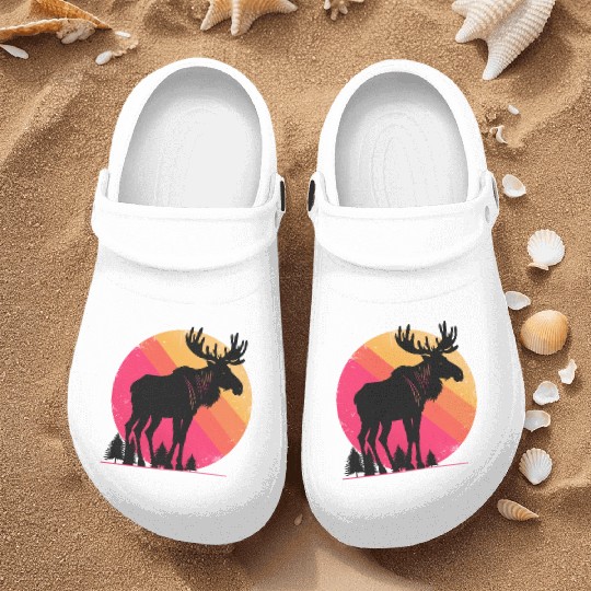Moose Dreams Nurse Clogs
