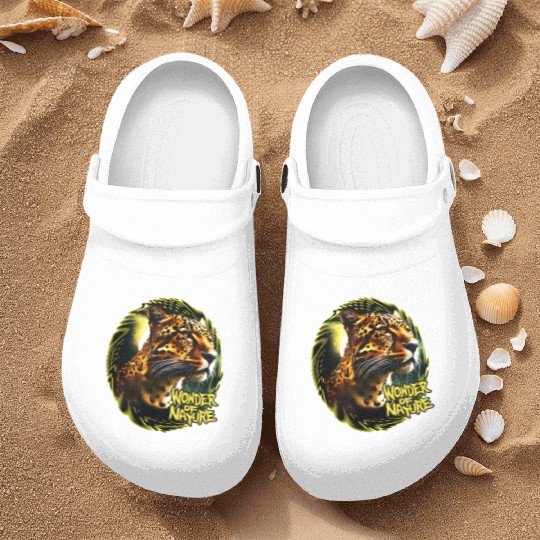 Moonlit Jaguar Nurse Clogs