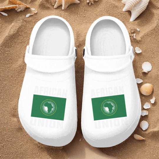 Flag of African Union Nurse Clogs