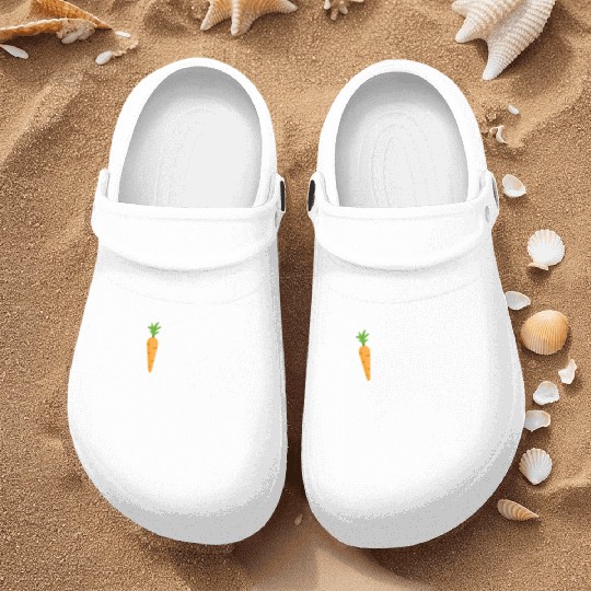 Funny Gardening Carrot Nurse Clogs