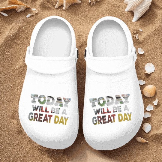 Today Will Be A Great Day Ladybug Inspirational Nurse Clogs