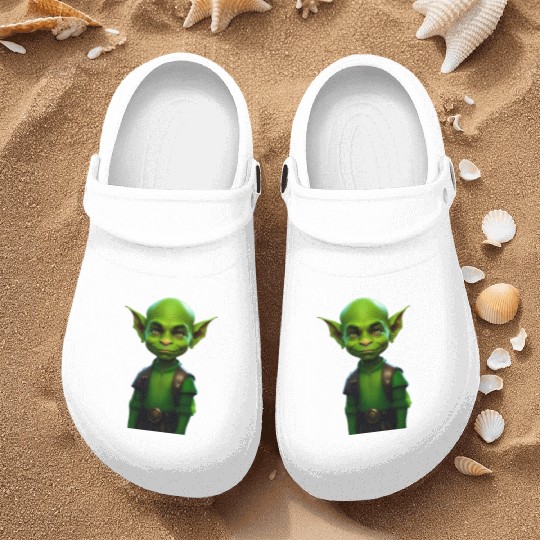 Green Goblin Rascal Embrace the Mischief Nurse Clogs