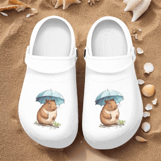 Capybara In Nature Nurse Clogs