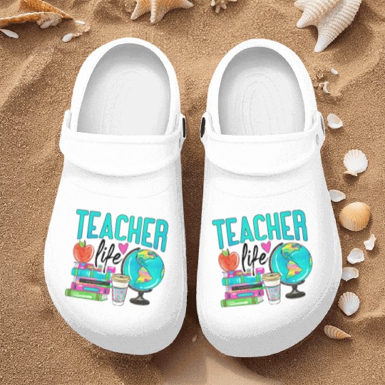 Teacher Life Happy Teachers Day Nurse Clogs