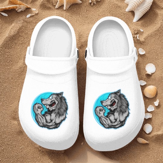 wolf gym Nurse Clogs