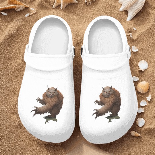 Grizzly Owl - Fantasy Creature Nurse Clogs