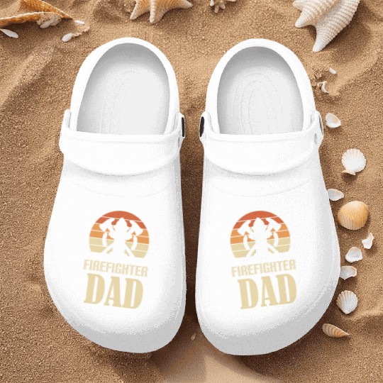 FIREFIGHTER DAD Nurse Clogs