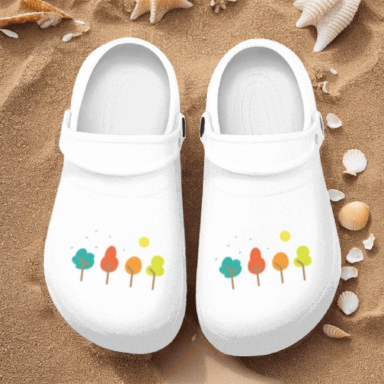 Comic Trees Nature Forests Leaves Environment Nurse Clogs