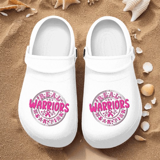 Real Warriors Wear Pink Nurse Clogs
