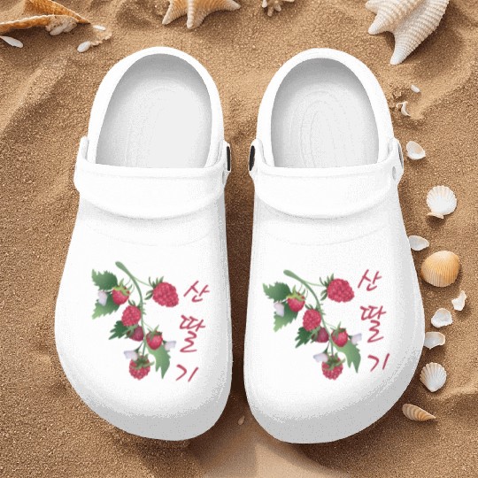 Korean Raspberry Nurse Clogs