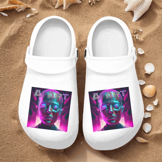 Ai Art Logo Nurse Clogs