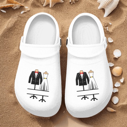 Clothing for bride and groom Nurse Clogs